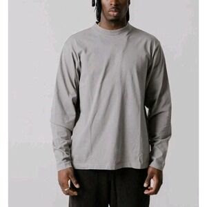 Yeezy Gap Long Sleeve Oversized T-Shirt Gray Unreleased Season YZY Mens Sz XL